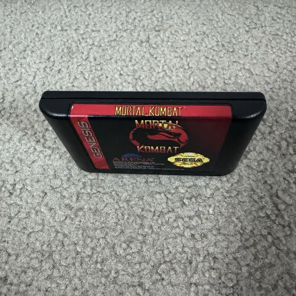 Mortal Kombat (Sega Genesis, 1993) CIB Complete in Box w/ Manual Tested